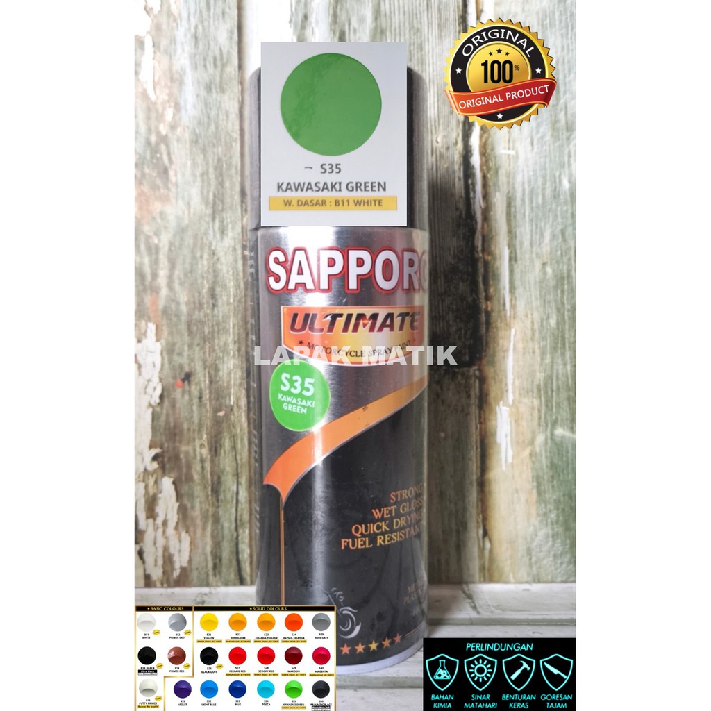 Pilok Sapporo Ultimate Kawasaki Green S35 400ML