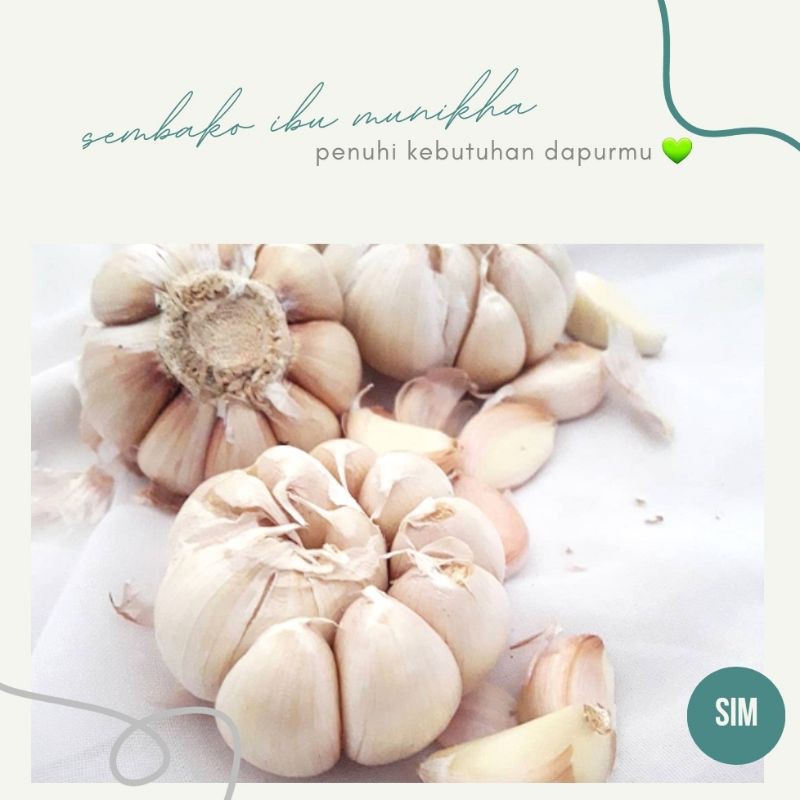 Bawang Putih per 100gr / 1 ons
