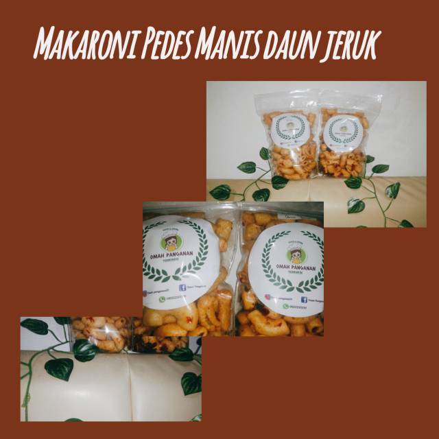 

Makaroni Ngembang Pedes Manis Daun Jeruk