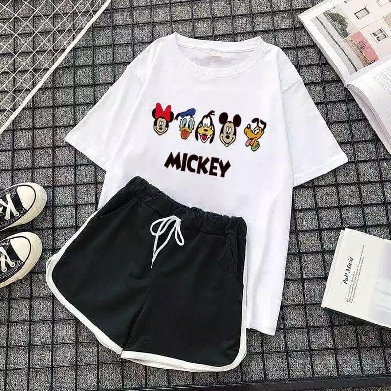 JNY.Co Setelan  Wanita MICKEY MINI FAMILY