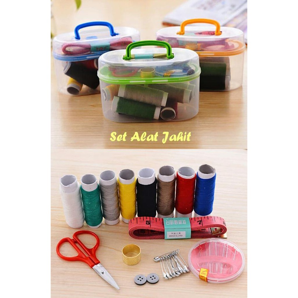 PERLENGKAPAN / ALAT MENJAHIT TANGAN (SET ALAT JAHIT )