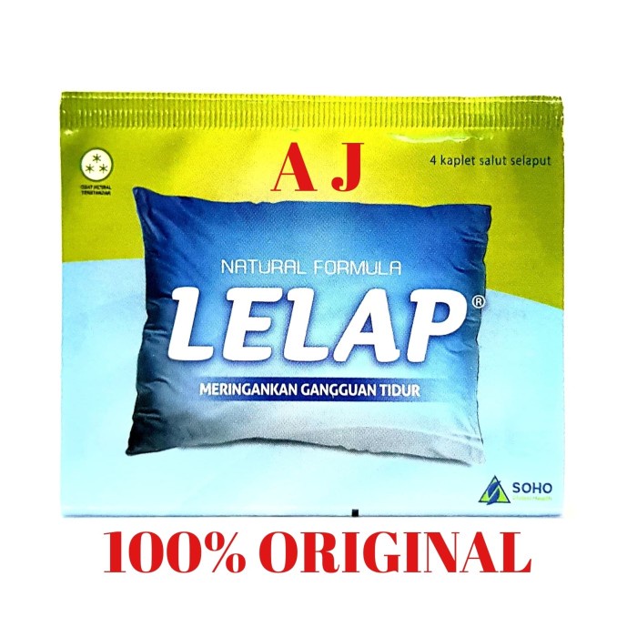 LELAP - OBAT MERINGANKAN GANGGUAN TIDUR AMPUH