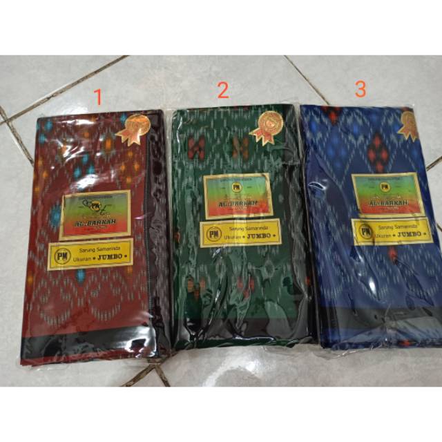 Sarung  samarinda PM Jumbo Al-barkah