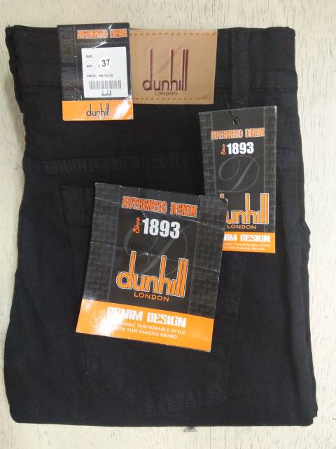 Celana Jeans Pria Hitam Polos