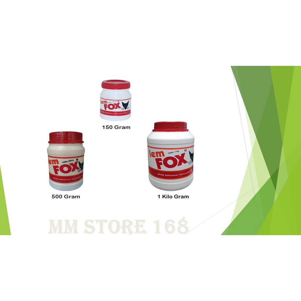 

Lem Kayu Putih 500 gr Merk FOX
