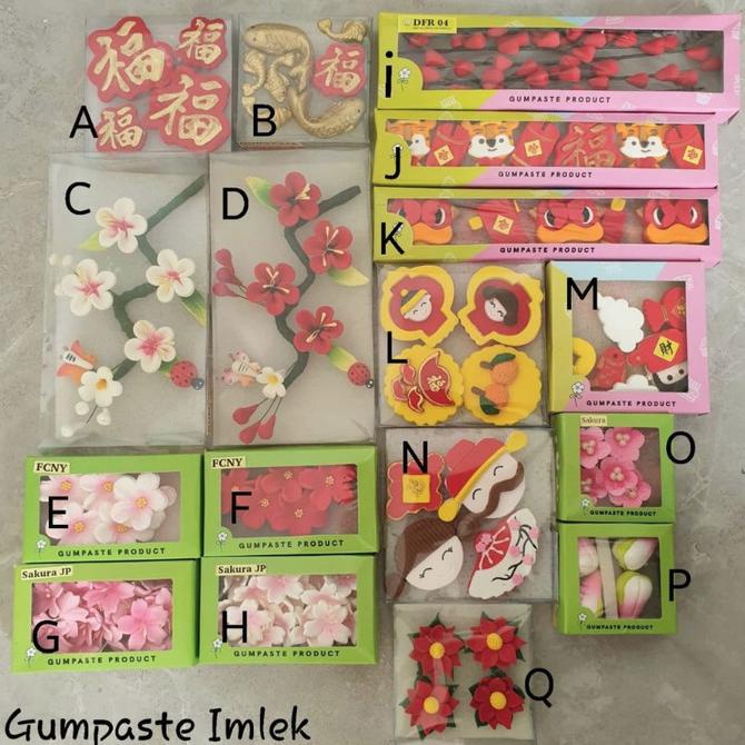 

Gumpaste Imlek 2022 Hiasan Kue CNY Cake Cupcake Topper Dekorasi Sincia bakernbar99 Juara