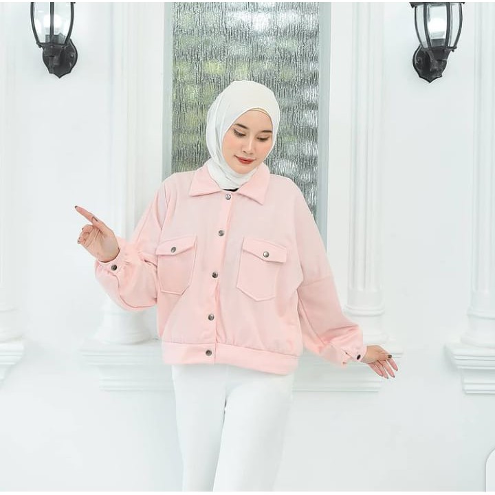 Sweater Wanita Grosir Keren - Olin Button