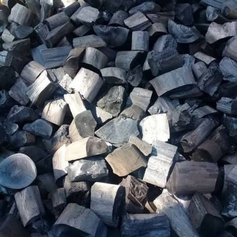ARANG KAYU BAKAR KUALITAS BAGUS KAYU PINUS, MAHONI DAN KARET PER KILO