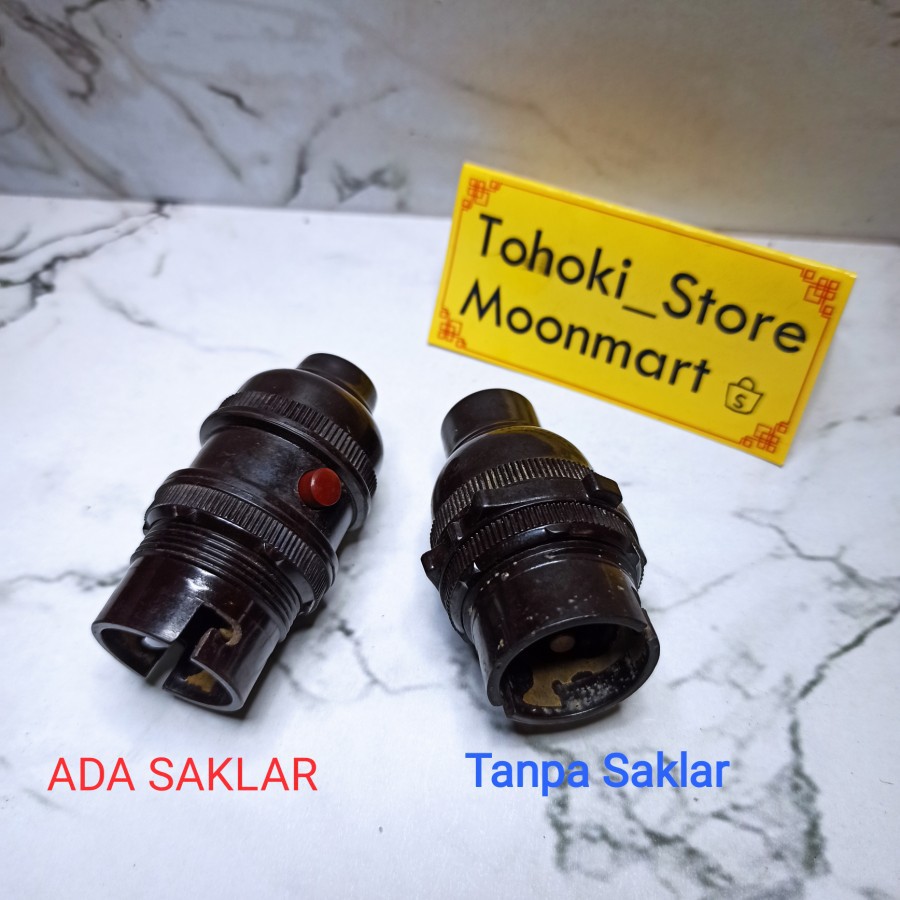 Fitting Gantung Bayonet / B22 Germany - Tanpa Saklar