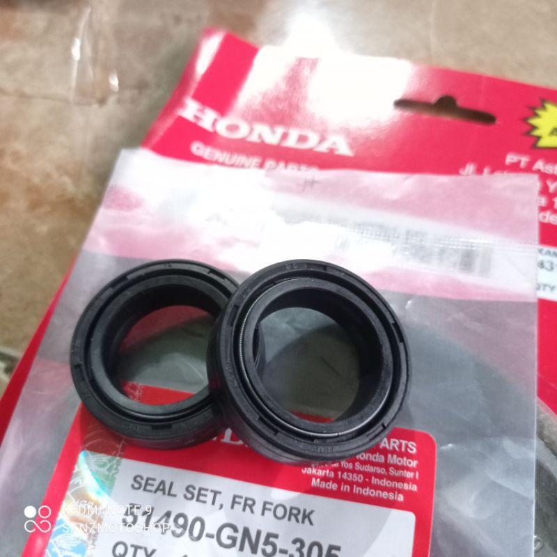 SIL SEAL OIL SHOCK SHOCKBREAKER DEPAN SUPRA/GRAND/BEAT/SCOOPY/VARIO125/VARIO150 ORIGINAL