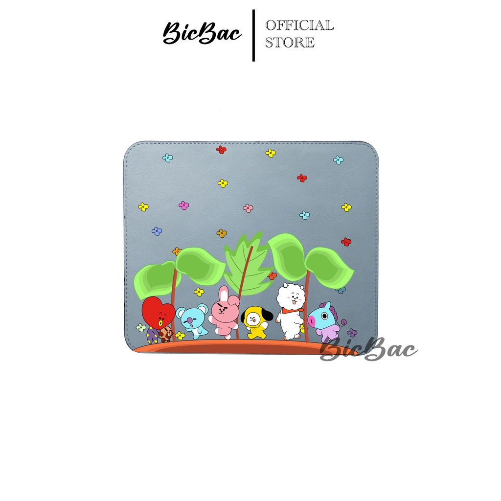 CUSTOM BTS FOREST MOUSEPAD BASIC LEATHER KULIT TEMPAT ALAS MOUSE ANTI SLIP GAMING LENOVO ASUS ACER HP DELL