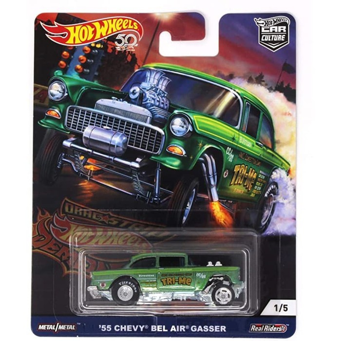 TERMURAH Hot Wheels Drag Strip Demons Car Culture HotWheels Chevy Gasser  Sedia Toys Kids TERLENGKAP