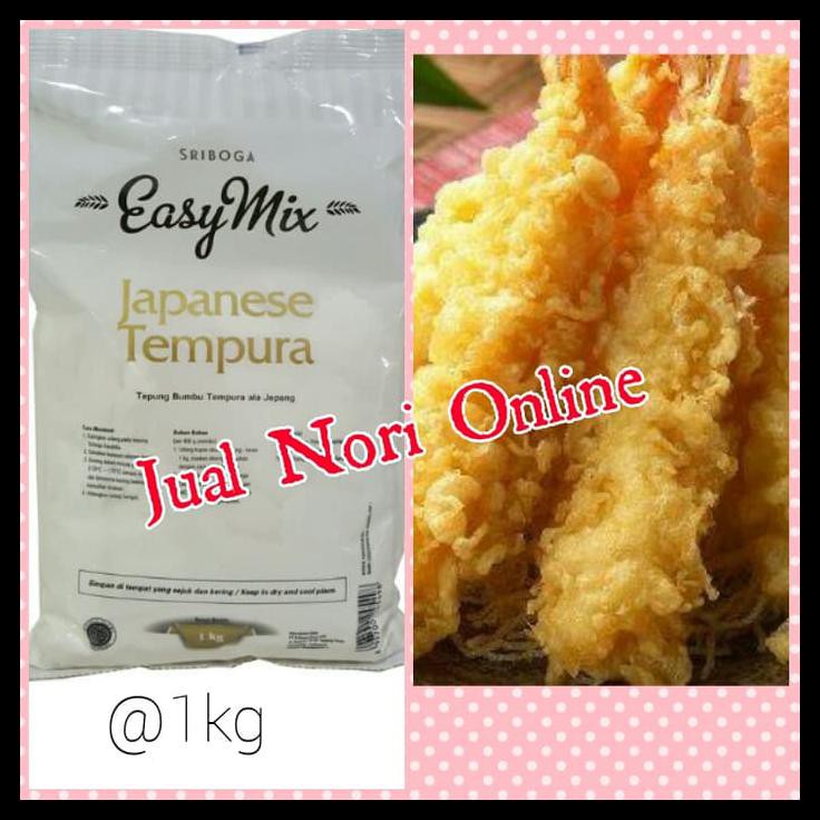 

wnyc japanese tempura easy mix @1kg dr sriboga, tepung tempurako jepang zwrr