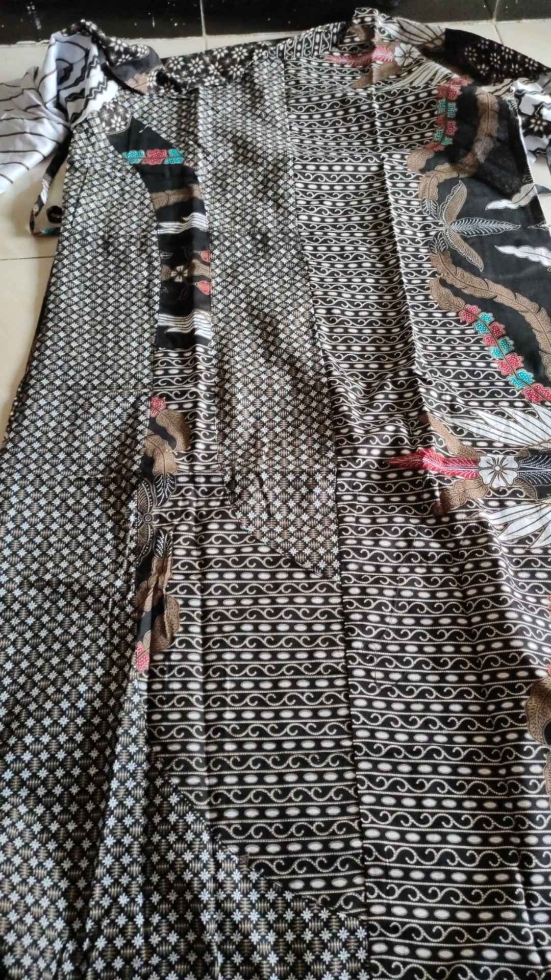 Baju Gamis Batik Wanita - Gamis Batik Jumbo - Gamis Batik Allsize -gamis Syari-batik