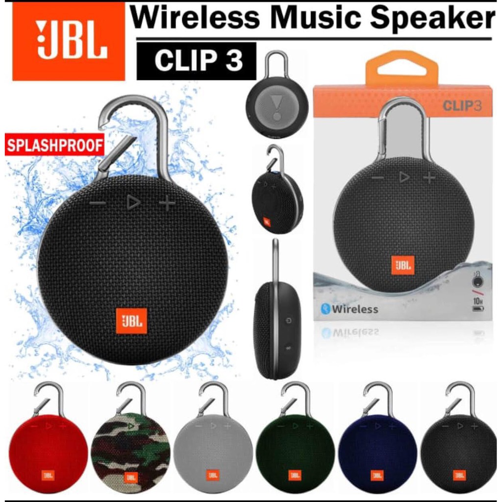 Speaker Bluetooth JBL Clip 3