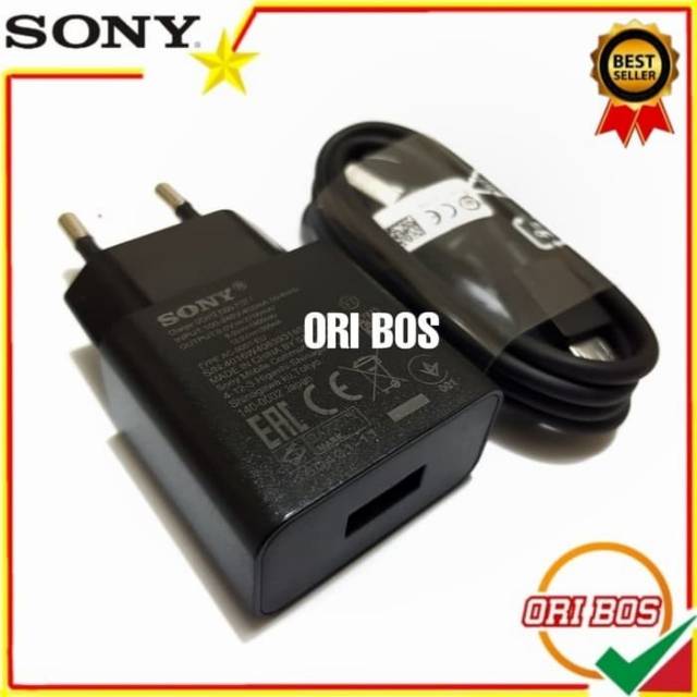 Charger Sony Xperia XZ2 Compact XZ3 ORIGINAL 100% Fast Charging USB C