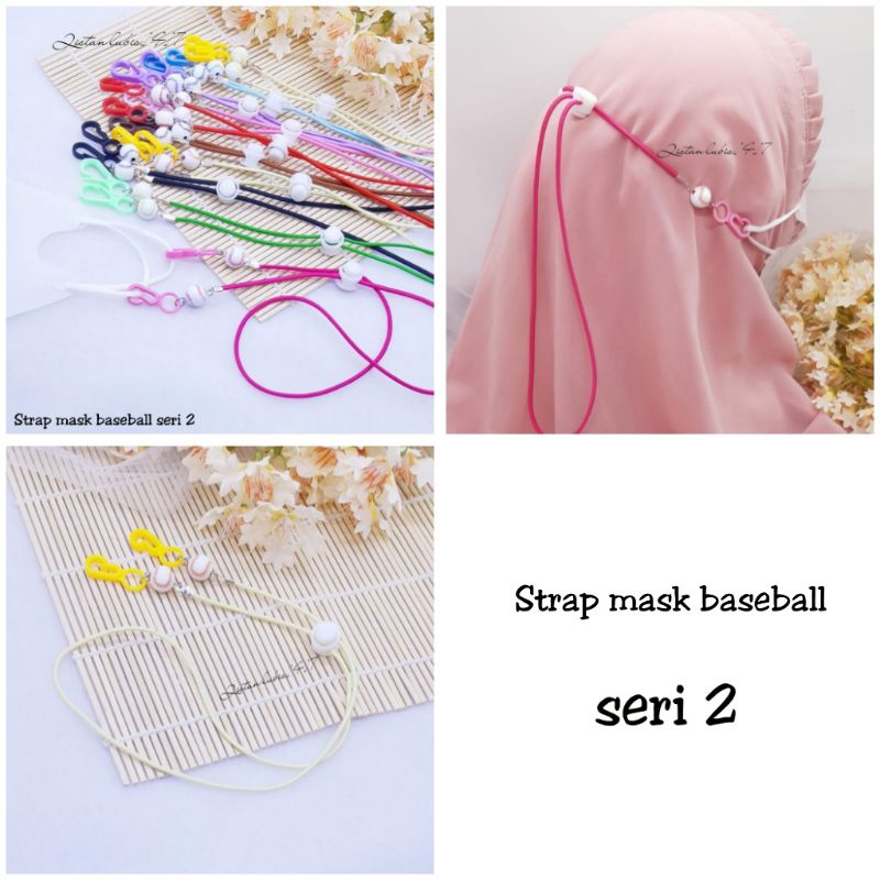 Strap mask Baseball seri 2 beli 10 free 2