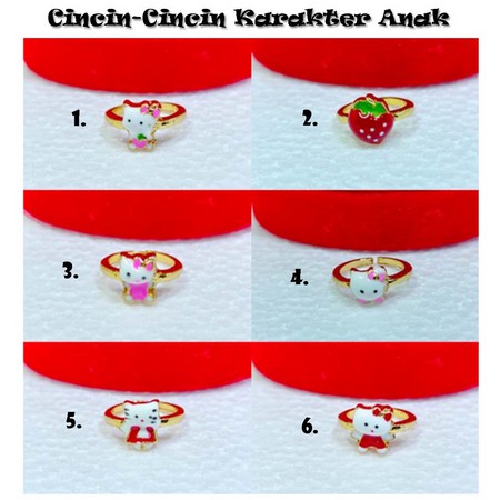 Cincin-Cincin Anak Perempuan Perhiasan Xuping Anak