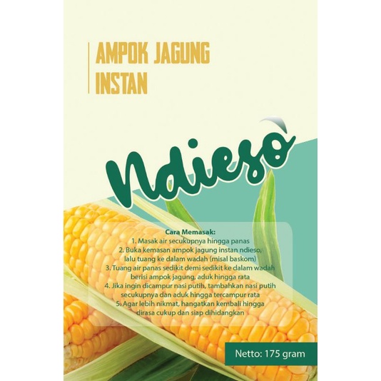 

5kg Ampok Jagung Khas Desa Harga Lebih Hemat