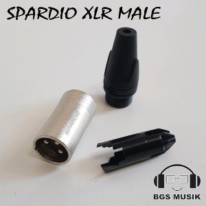 JACK CANON XLR MALE SPARDIO SP3MXX CONNECTOR MALE JACK AUDIO 3 PIN