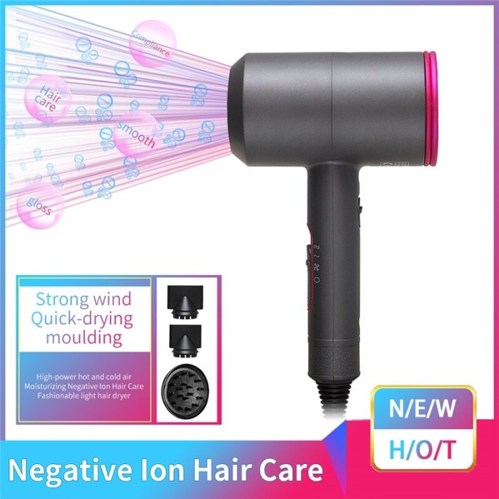 RESUXI Strong Wind Blow Negative Ion Hot Dry Hair 2000W Foldable Versi