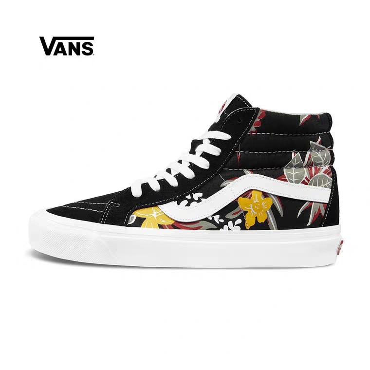 vans floral high tops