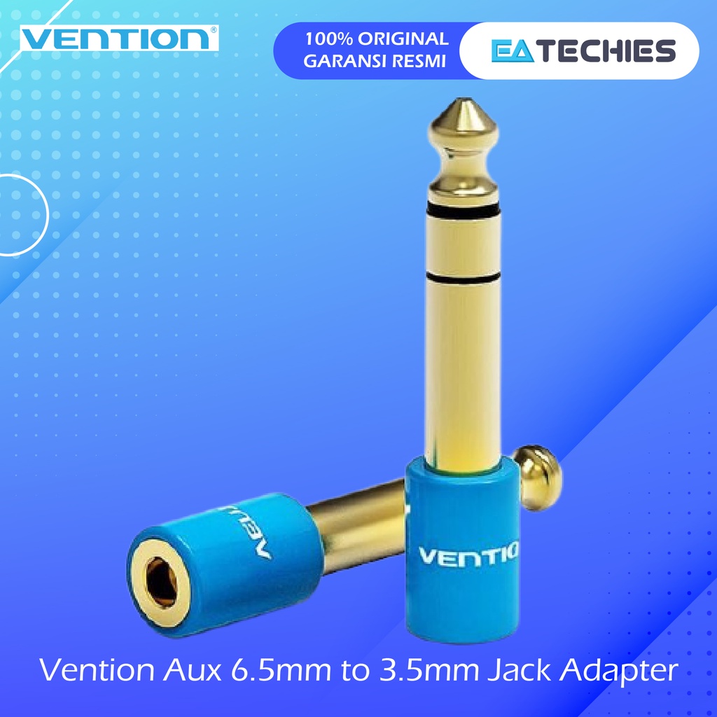 Vention Audio Aux 6.5mm to 3.5mm Jack Female Converter Adapter - S01L