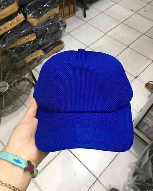 Topi Jaring Polos - Topi Polos