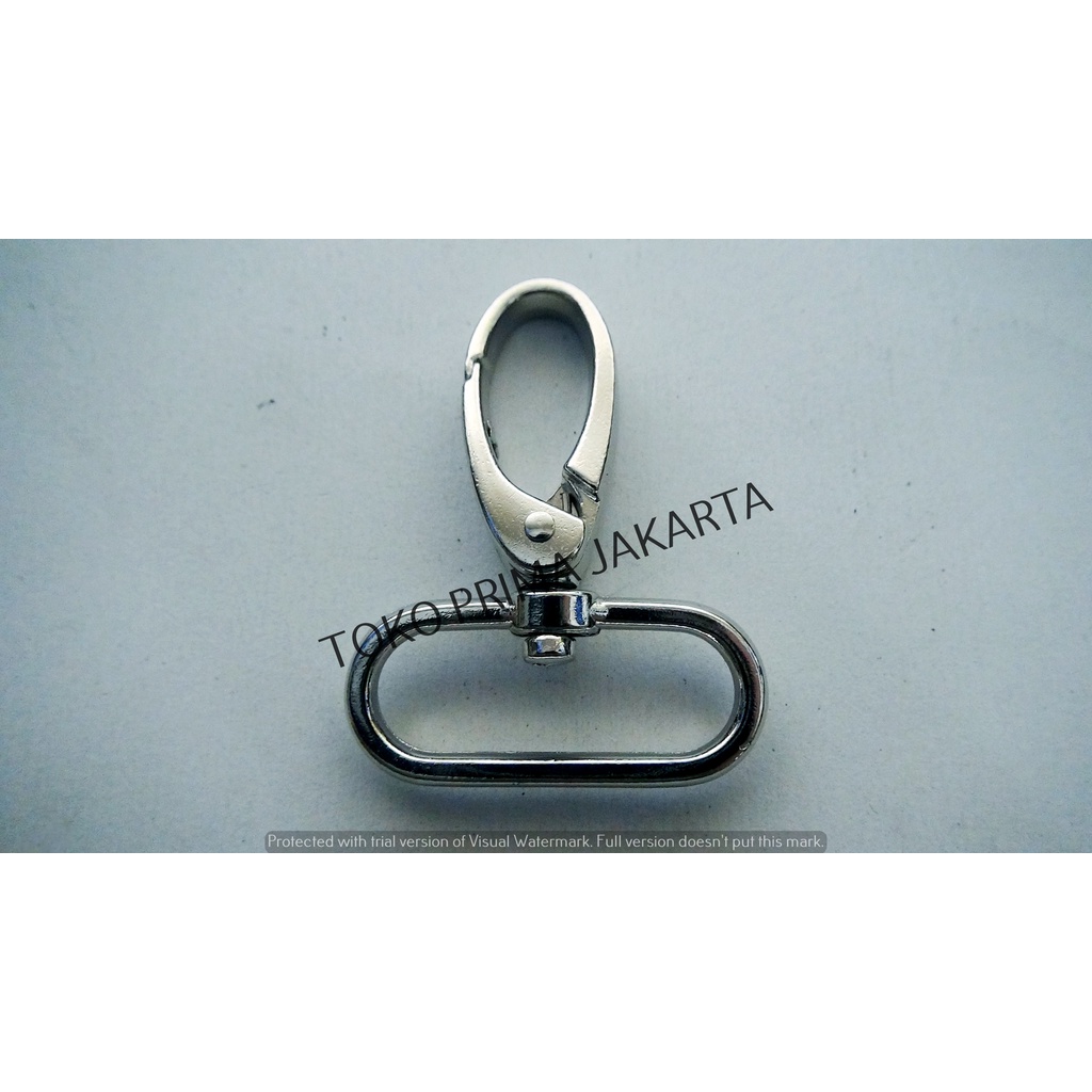 

AKSESORIS CANTELAN GANTUNGAN KOKOT KAITAN METAL BAG HOOK PENGAIT BESI 212-30 B NKL