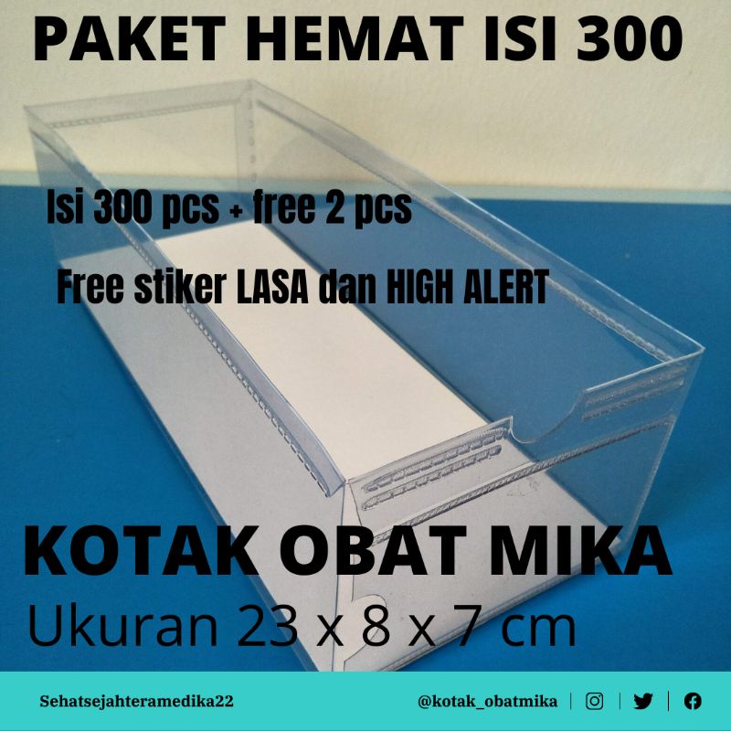 Jual Kotak Obat Mika Apotek Paket Hemat Isi Pcs Ukuran X X Cm Shopee Indonesia