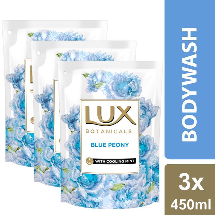 Lux Blue Peony Sabun Cair Refill 450ml Multi Pack