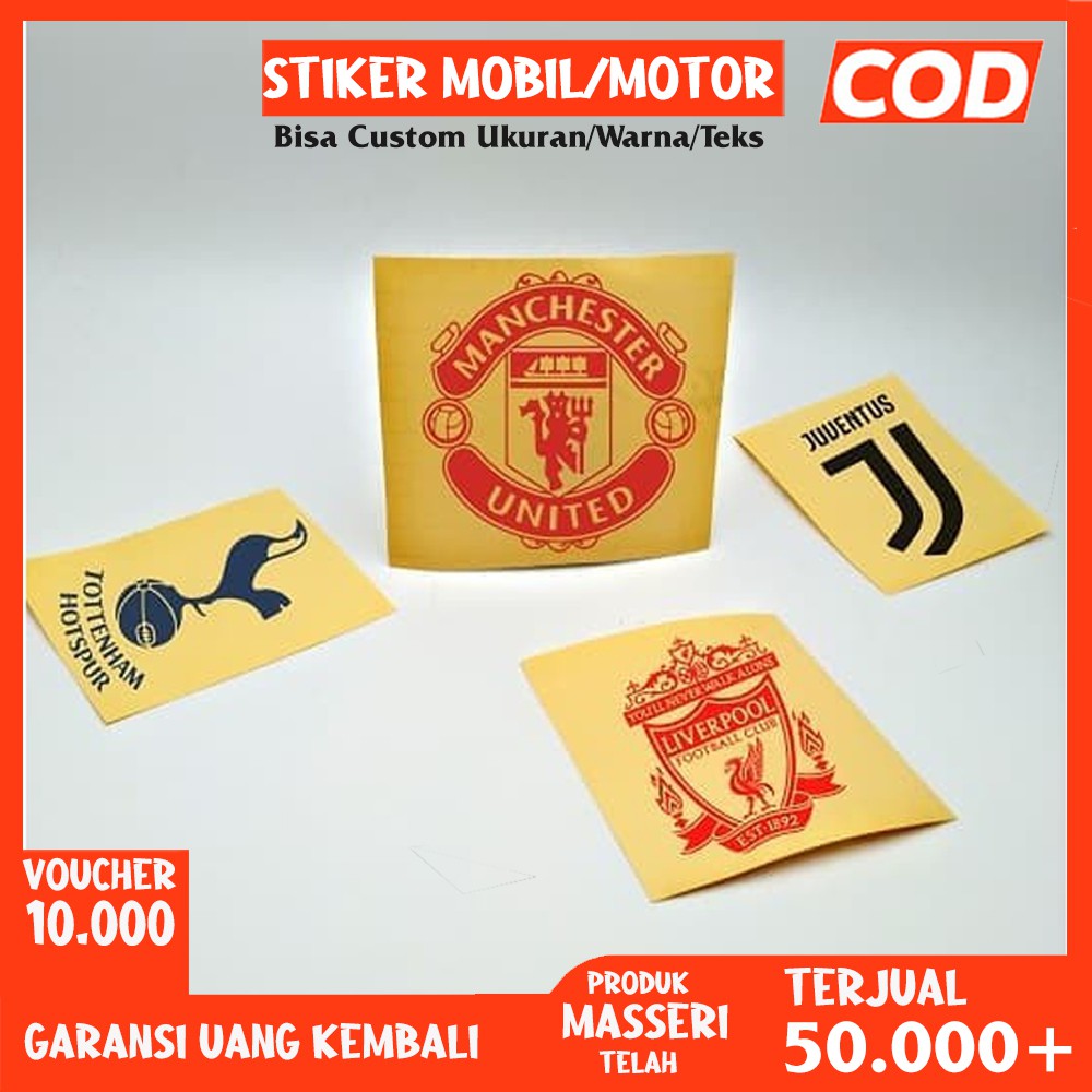 

CUSTOM sticker bola bahan vinyl tahan air Ukuran 8 cm