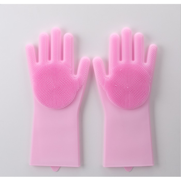 Sarung Tangan Silikon Gloves Mencuci Cuci Piring Mobil Toilet Dapur