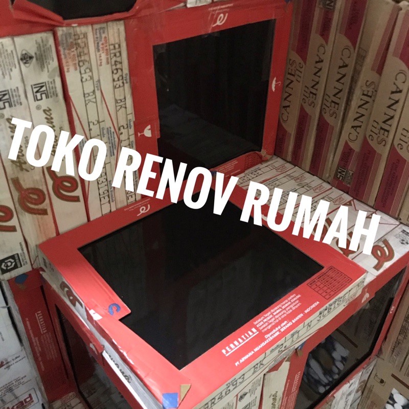 keramik 40x40 hitam polos (mengkilap) / keramik hitam polos