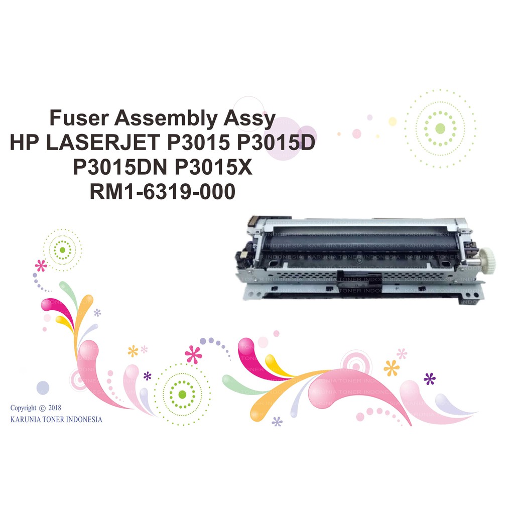 Fuser Assembly Assy HP LASERJET P3015 3015 P3015D P3015DN P3015X RM1 6319 000 NEW