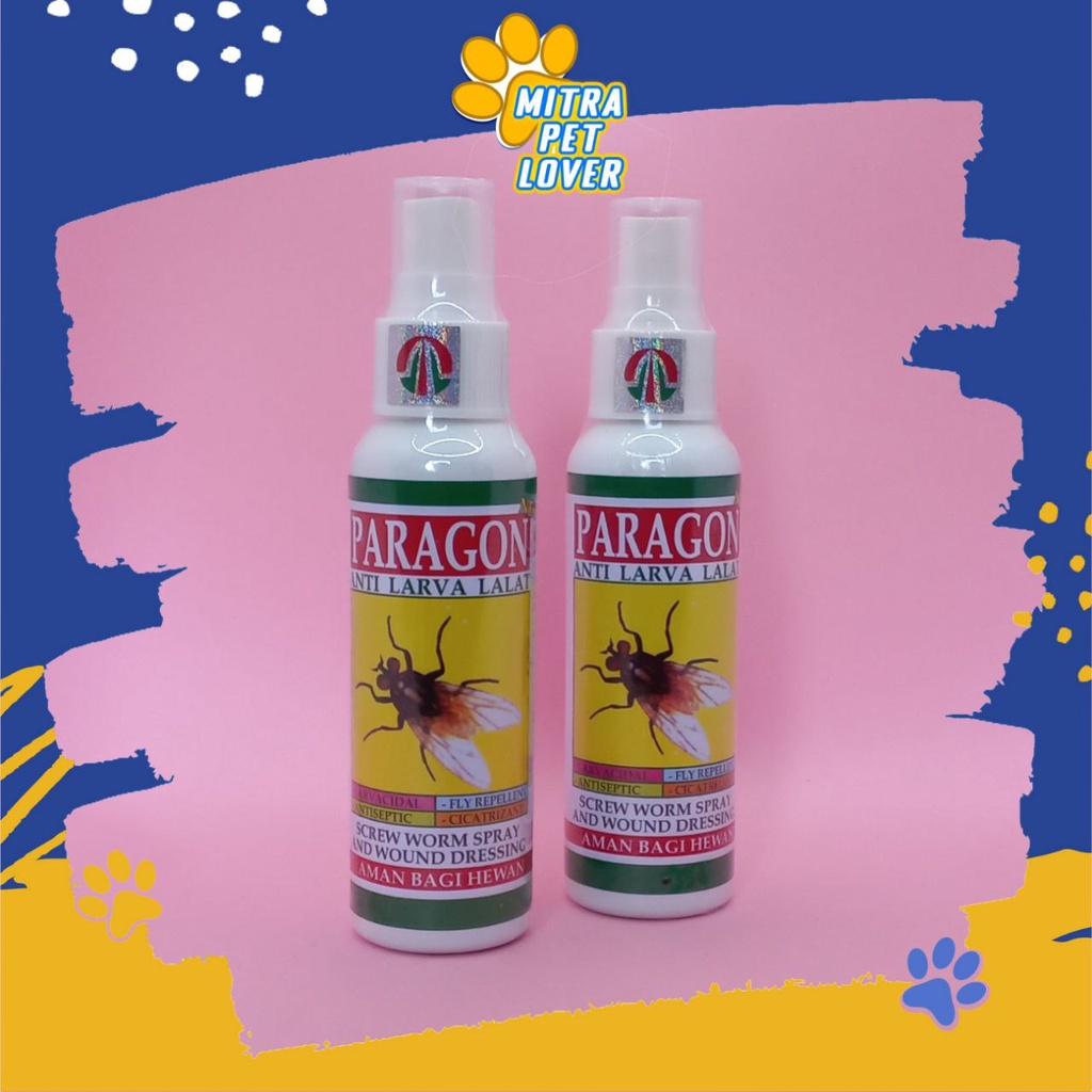 OBAT ANTI LALAT KUCING ANJING - PARAGON SPRAY 120 ML ORIGINAL - SPRAY SEMPROT PENGUSIR LARVA PARASIT KUTU FOR CAT KITTEN DOG PUPPIES MURAH - PET ANIMAL HEALTHCARE AND VETERINARY TAMASINDO OBAT KESEHATAN DAN VITAMIN HEWAN BINATANG PELIHARAAN MITRAPETLOVER