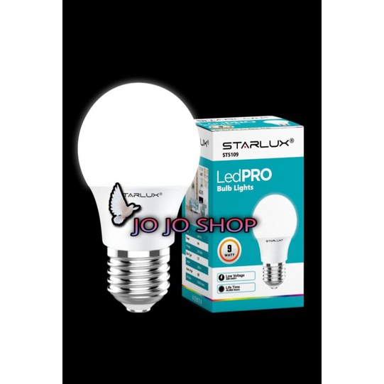 Bohlam Lampu LED PRO Buld lights Starlux 9 Watt Cahaya Putih