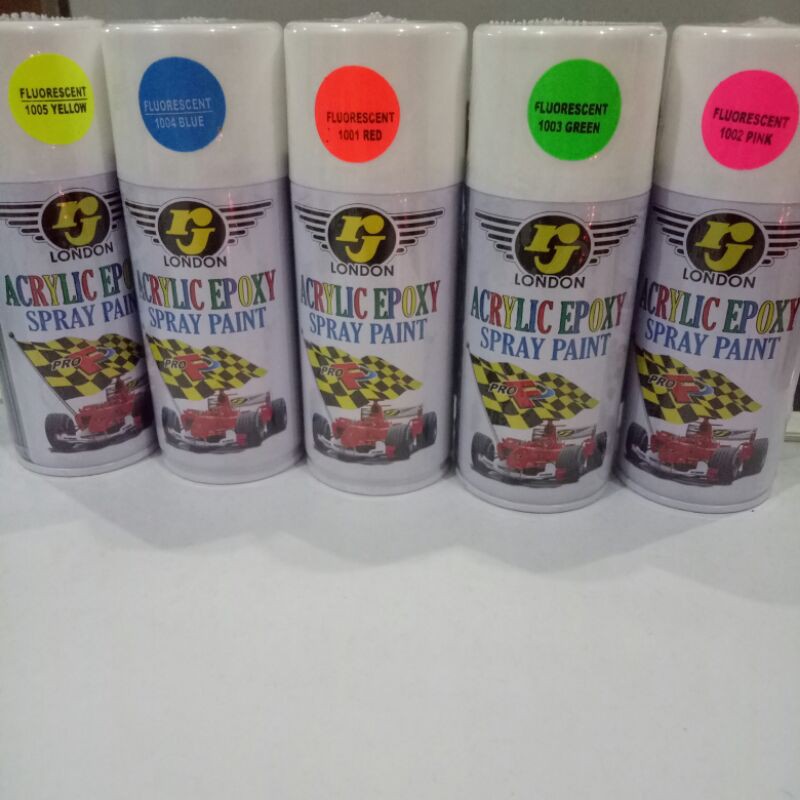 Pilok Pilox Cat Semprot RJ biru merah hijau kuning pink magenta oren ijo ungu violet stabilo 150cc