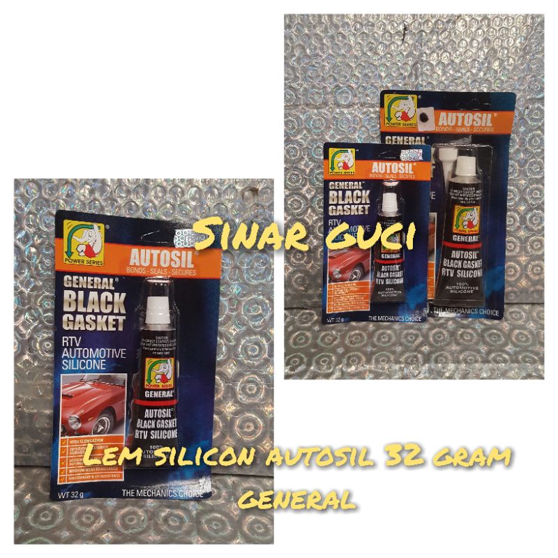 

Lem Silicon Silikon Autosil Black 32 gram General
