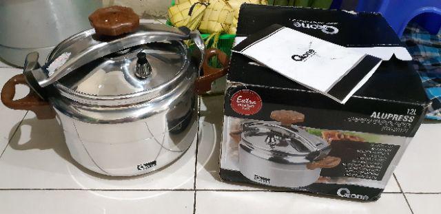 Panci Presto Oxone Alupress Panci Presto 12 Liter Ox 2012 - Silver