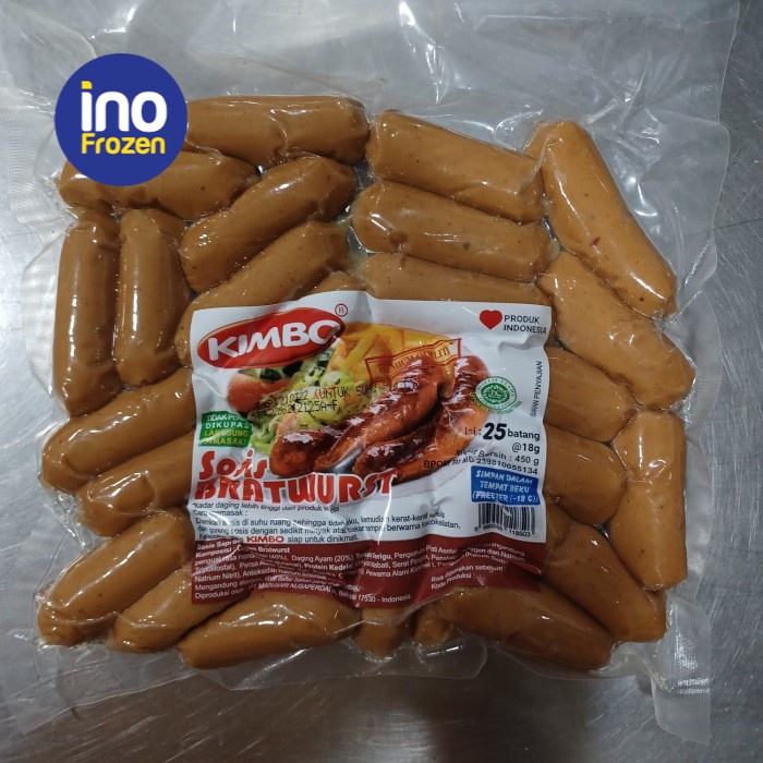 

Kimbo sosis bratwurst cocktail 450 g
