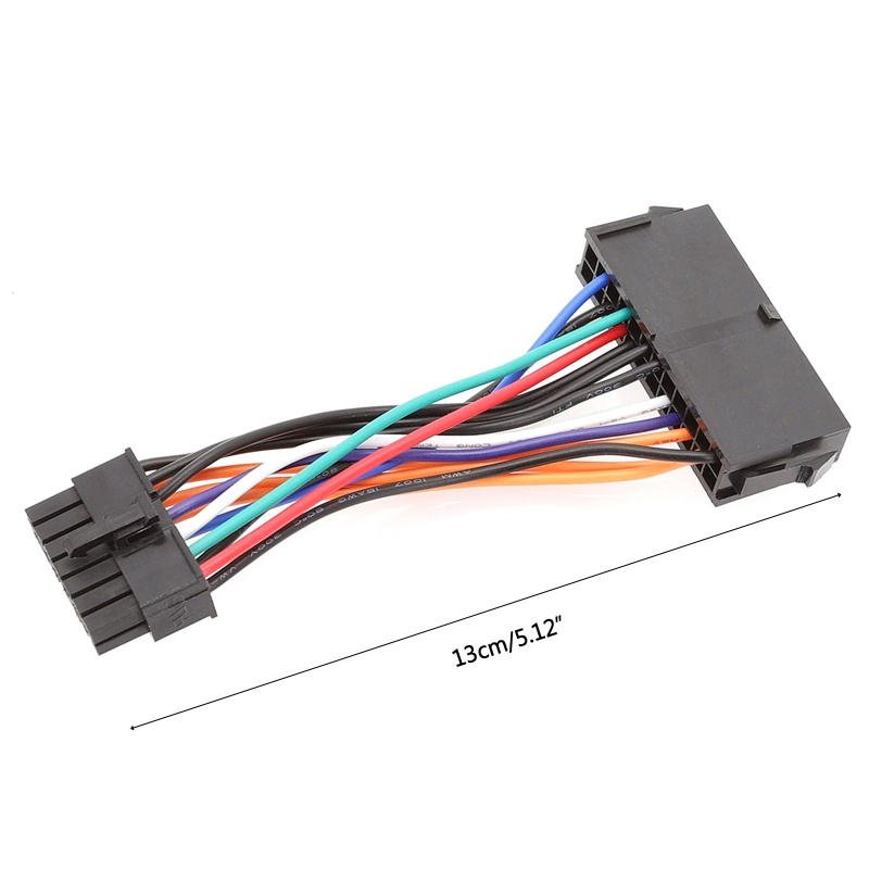 Btsg 18AWG 24Pin Ke 14pin ATX Power Supply Kabel Adaptor Untuk Lenovo Untuk IBM 10CM Dura