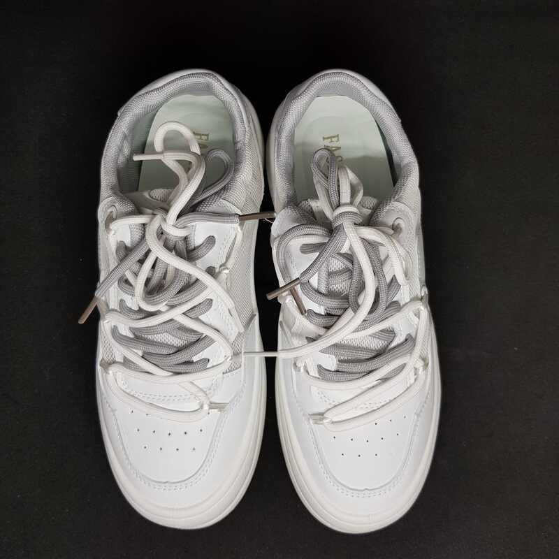 RYX - Plain White Sepatu Sneakers Wanita Fashion Casual / Olahraga (NO BOX) - Ori Import