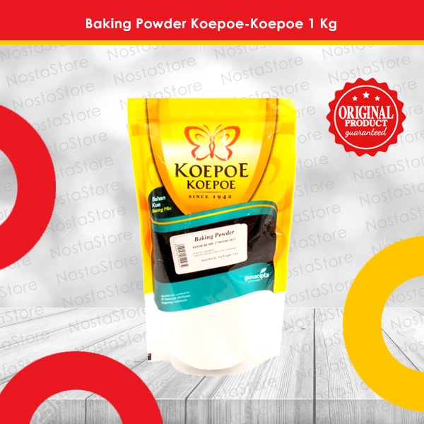 

Koepoe Koepoe Baking Powder / Baking Powder Kupu-Kupu 1 Kg