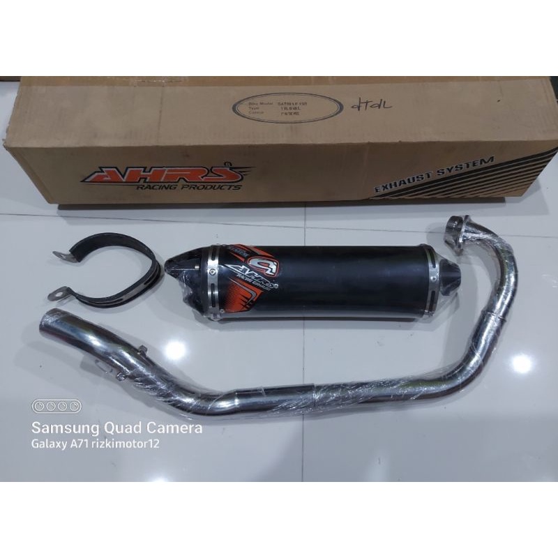KNALPOT RACING AHRS FULL POWER SYSTEM ORI SATRIA FU150