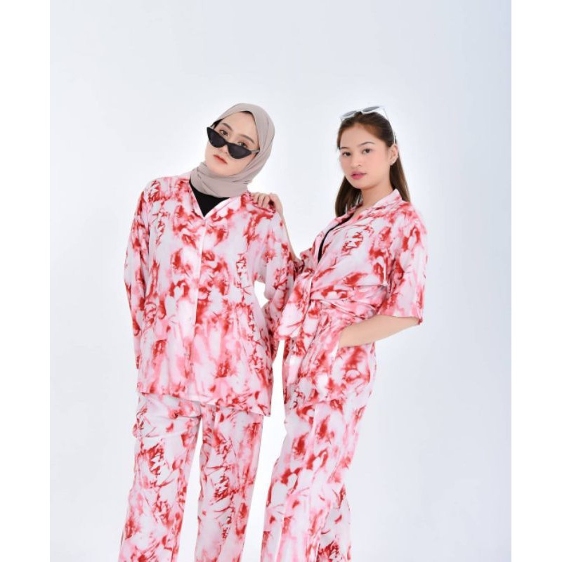 PAKAIAN WANITA - LAVENYA ONESET - SETELAN WANITA - BAJU TIDUR - SET CELANA - PAKAIAN TERLARIS