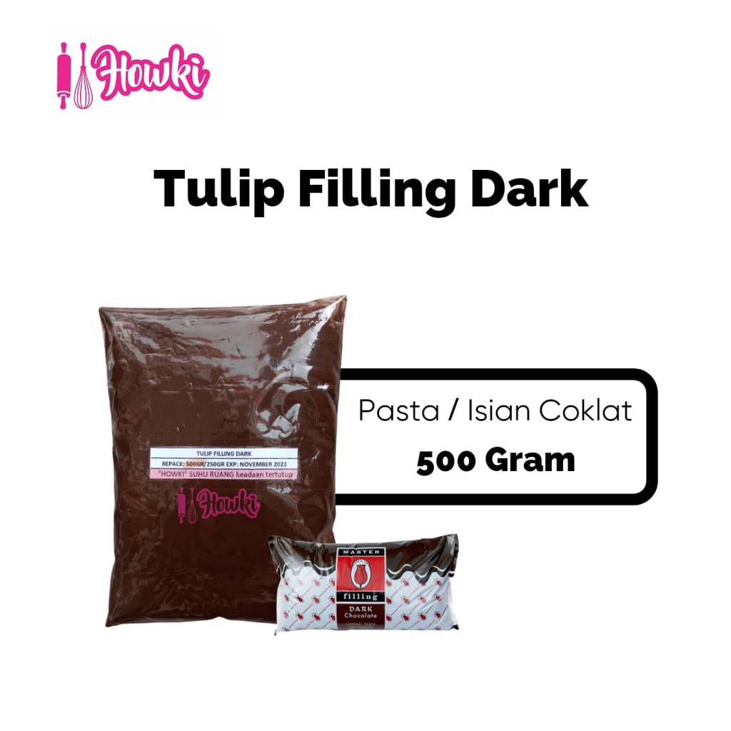 

Coklat Filling Tulip Dark 500gr