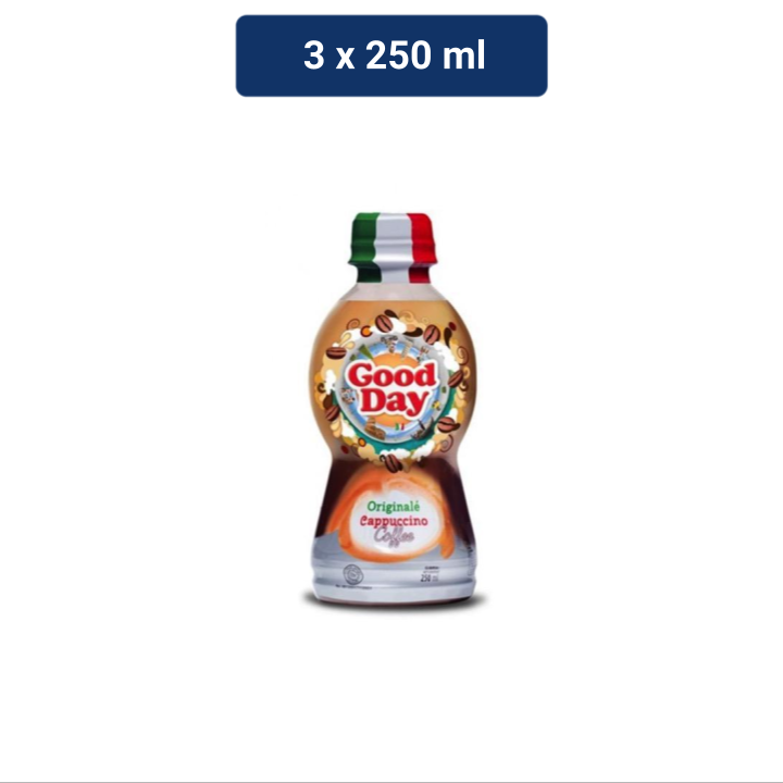 

Good Day Originale Cappucino Kopi 3 x 250 mL