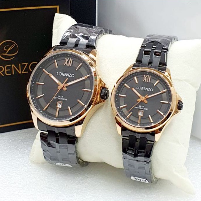 LORENZO COUPLE CPLN /clofafagami/ JAM TANGAN COUPLE / JAM TANGAN COUPLE ORIGINAL / JAM COUPLE  / JAM