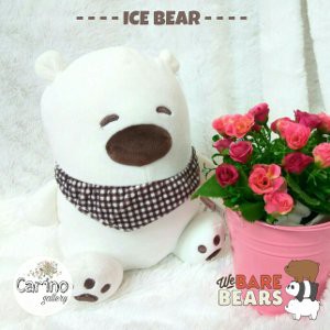 Dijual MINISO Boneka karakter We Bare Bears   ICE BEAR   White Bear Diskon
